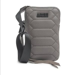Capri Quilted Leather Crossbody Phone Bag
AIMEE KESTENBERG Gray